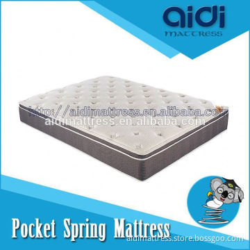 2014 New Style Footprint Maple Convoluted Foam Euro Top Pocket Spring Mattress AI-1108